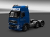 Volvo FH16 Globetrotter - Ewals Cargo Care blue